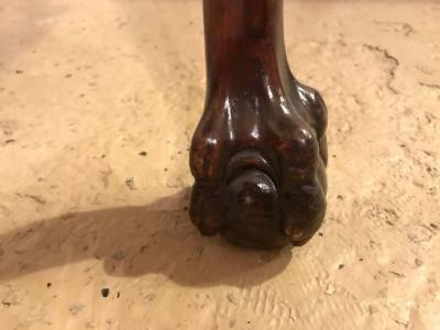 Georgian Centre Table Circular on Ball and Claw Feet with Cabriole Legs