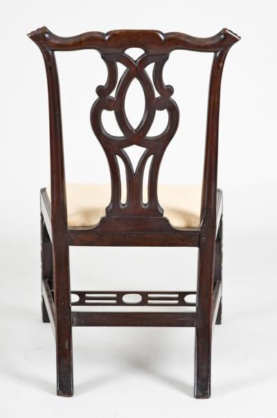 Georgian Chinese Chippendale Side Chair Circa 1760
