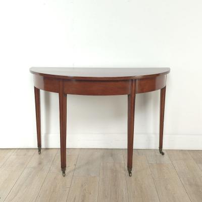 Georgian Demi Lune Table England circa 1800