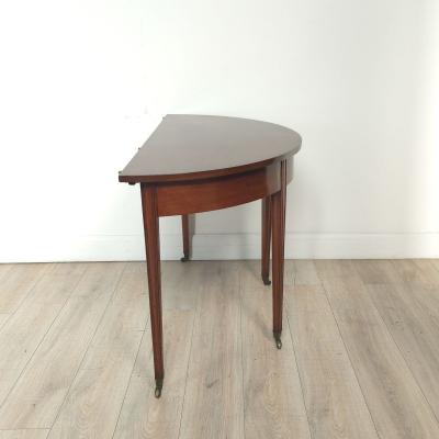 Georgian Demi Lune Table England circa 1800