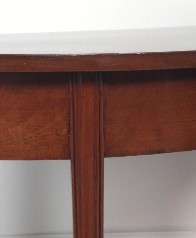 Georgian Demi Lune Table England circa 1800