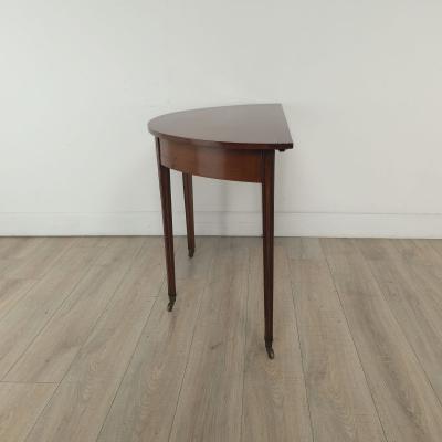 Georgian Demi Lune table England circa 1800