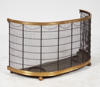 Georgian Demilune Fireguard 44 wide