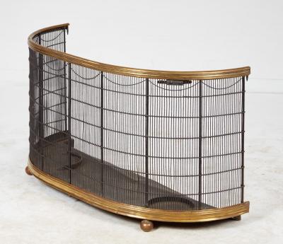 Georgian Demilune Fireguard 44 wide