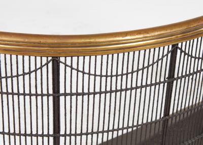 Georgian Demilune Fireguard 44 wide