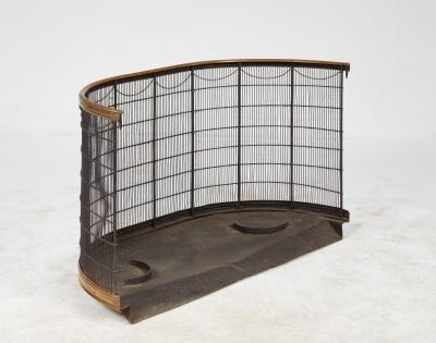 Georgian Demilune Fireguard 44 wide