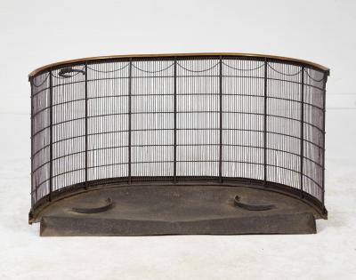 Georgian Demilune Fireguard 44 wide