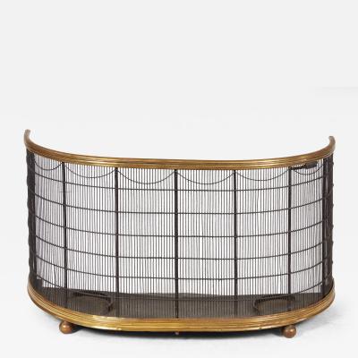 Georgian Demilune Fireguard 44 wide