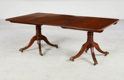 Georgian Double Pedestal Dining Table