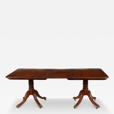 Georgian Double Pedestal Dining Table