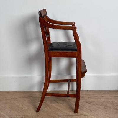 Georgian Elm Childs Chair England Circa Early 19th Century