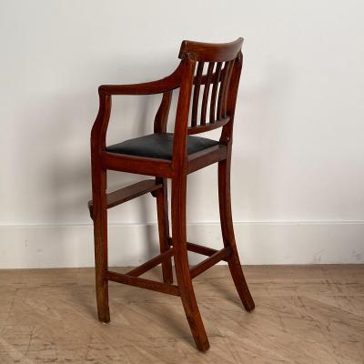 Georgian Elm Childs Chair England Circa Early 19th Century