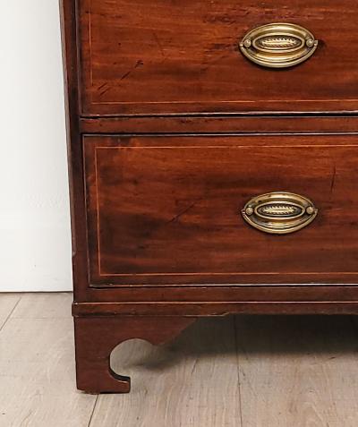 Georgian English Mahogany Chest circa 1800