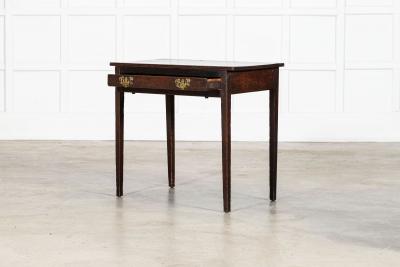 Georgian English Oak Side Table