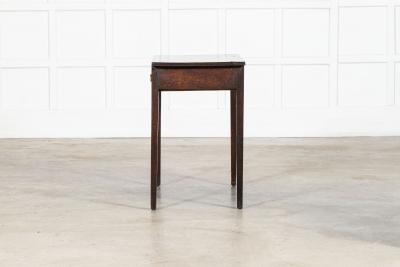 Georgian English Oak Side Table