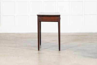 Georgian English Oak Side Table
