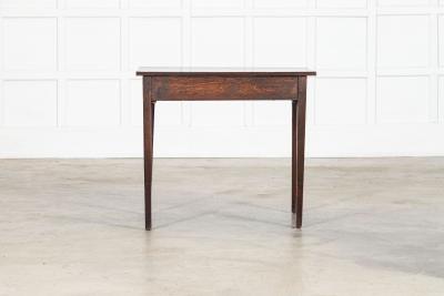Georgian English Oak Side Table