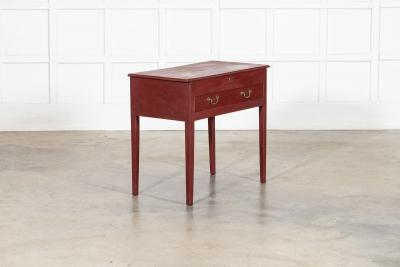 Georgian English Painted Oak Side Table