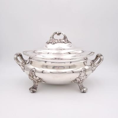 Georgian English Sheffield Plate Tureen circa 1780
