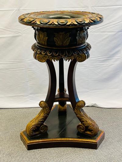 Georgian Gilt Wood Planter Jardini re Ebony and Gilt Design