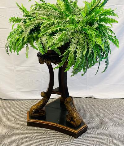 Georgian Gilt Wood Planter Jardini re Ebony and Gilt Design