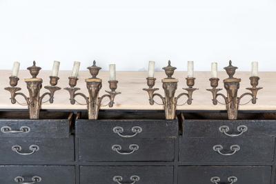 Georgian Giltwood Country House Rams Head Wall Sconces