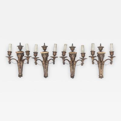 Georgian Giltwood Country House Rams Head Wall Sconces