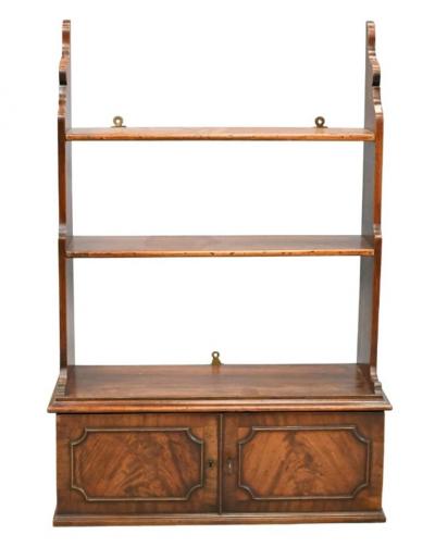 Georgian Hanging Waterfall Wall Shelf