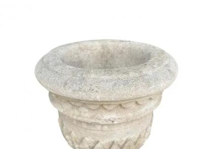 Georgian Limestone Urn From Wall Hall Hertfordshire