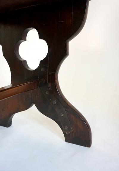 Georgian Mahogany Armorial Hall Chair of Sgabello Form