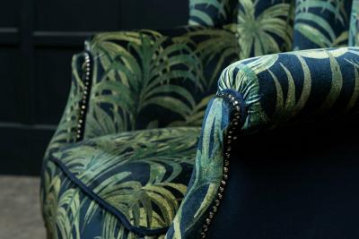 Georgian Mahogany Barrel Back Armchair