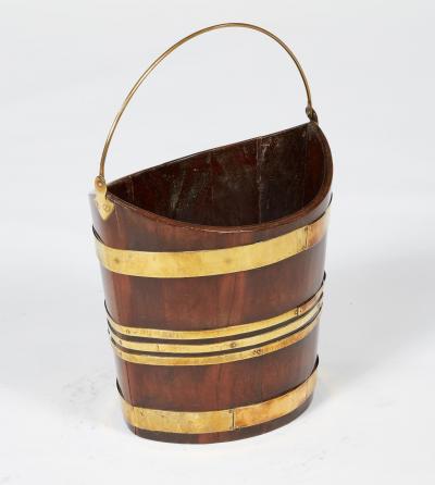 Georgian Mahogany Boat Shaped Bucket
