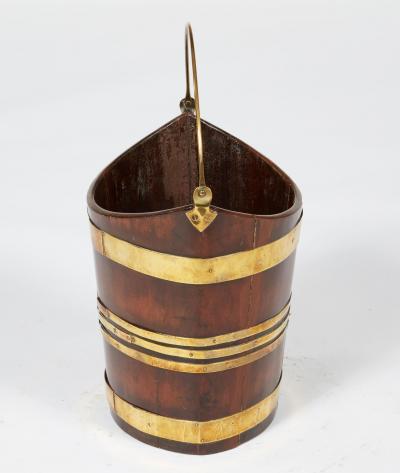 Georgian Mahogany Boat Shaped Bucket