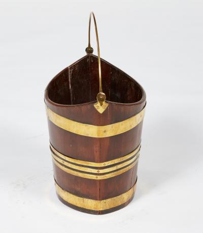 Georgian Mahogany Boat Shaped Bucket