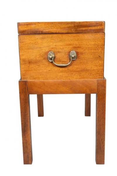 Georgian Mahogany Box On Stand Now Fitted As A Humidor