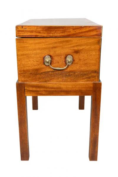 Georgian Mahogany Box On Stand Now Fitted As A Humidor