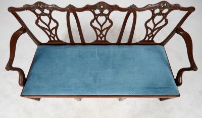 Georgian Mahogany Chairback Settee