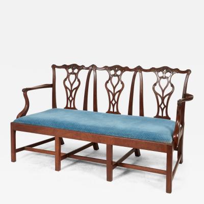 Georgian Mahogany Chairback Settee