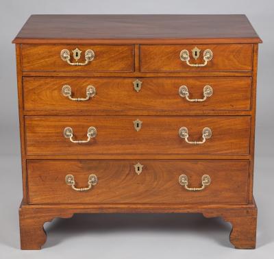 Georgian Mahogany Chest of Drawers or Commode Circa 1790