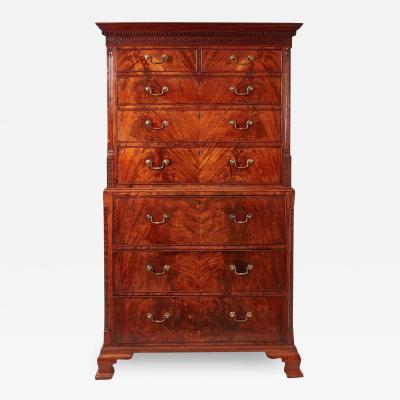 Georgian Mahogany Chest on Chest