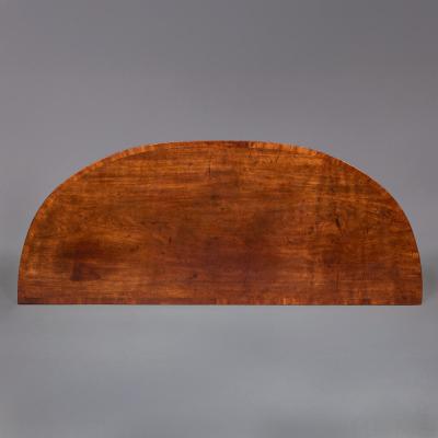 Georgian Mahogany Demilune Console Table
