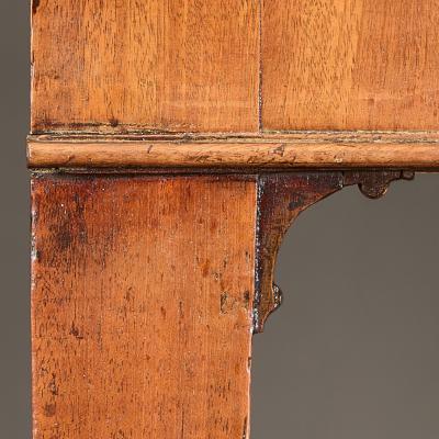 Georgian Mahogany Demilune Console Table