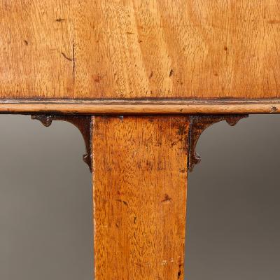 Georgian Mahogany Demilune Console Table