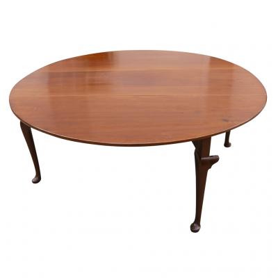 Georgian Mahogany Drop Leaf Dining Table