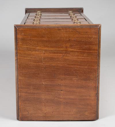 Georgian Mahogany Six Drawer Chest