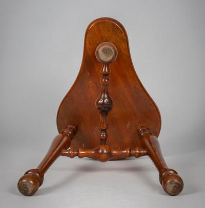 Georgian Mahogany Tripod Milking Stool