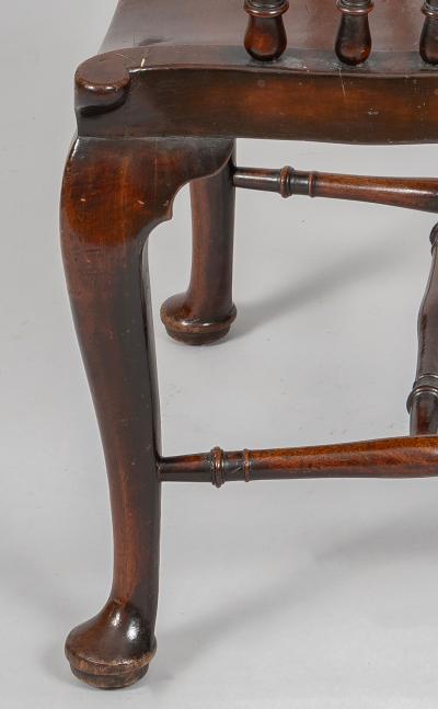 Georgian Mahogany Windsor Captains Armchair