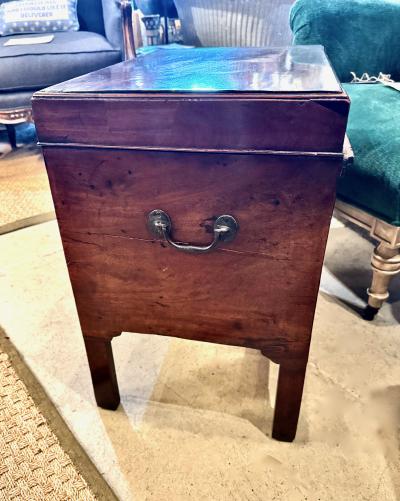 Georgian Mahogany Wine Cooler or Cellarette