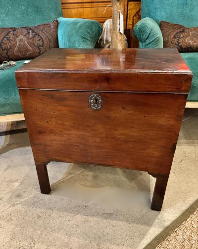Georgian Mahogany Wine Cooler or Cellarette