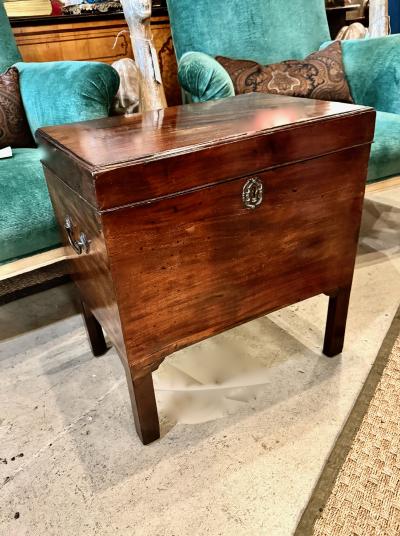 Georgian Mahogany Wine Cooler or Cellarette